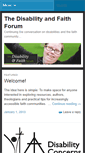 Mobile Screenshot of disabilityandfaith.org